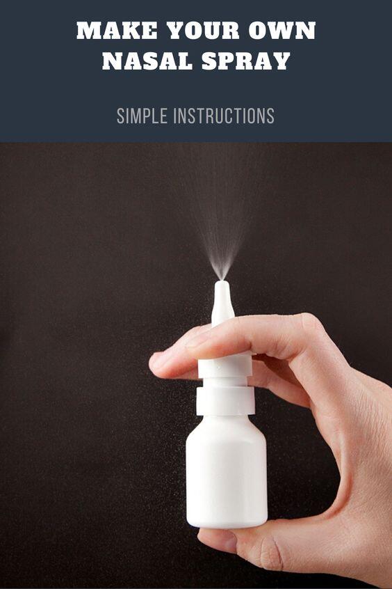 Make Your Own Nasal Spray Simple Instructions